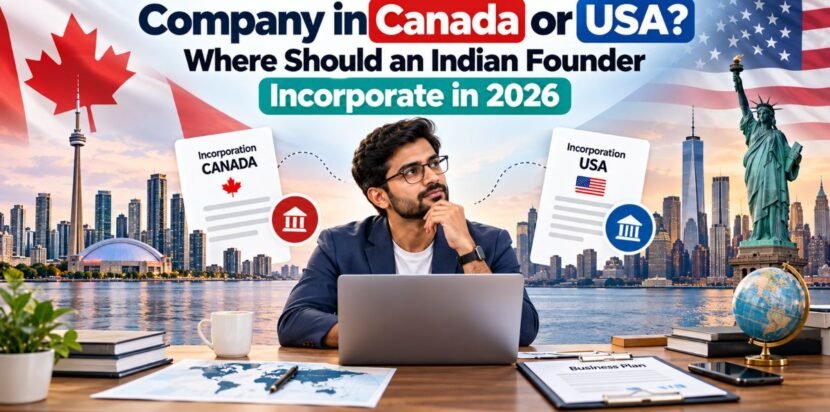 Company in Canada or USA? Where Should an Indian Founder Incorporate in 2026
